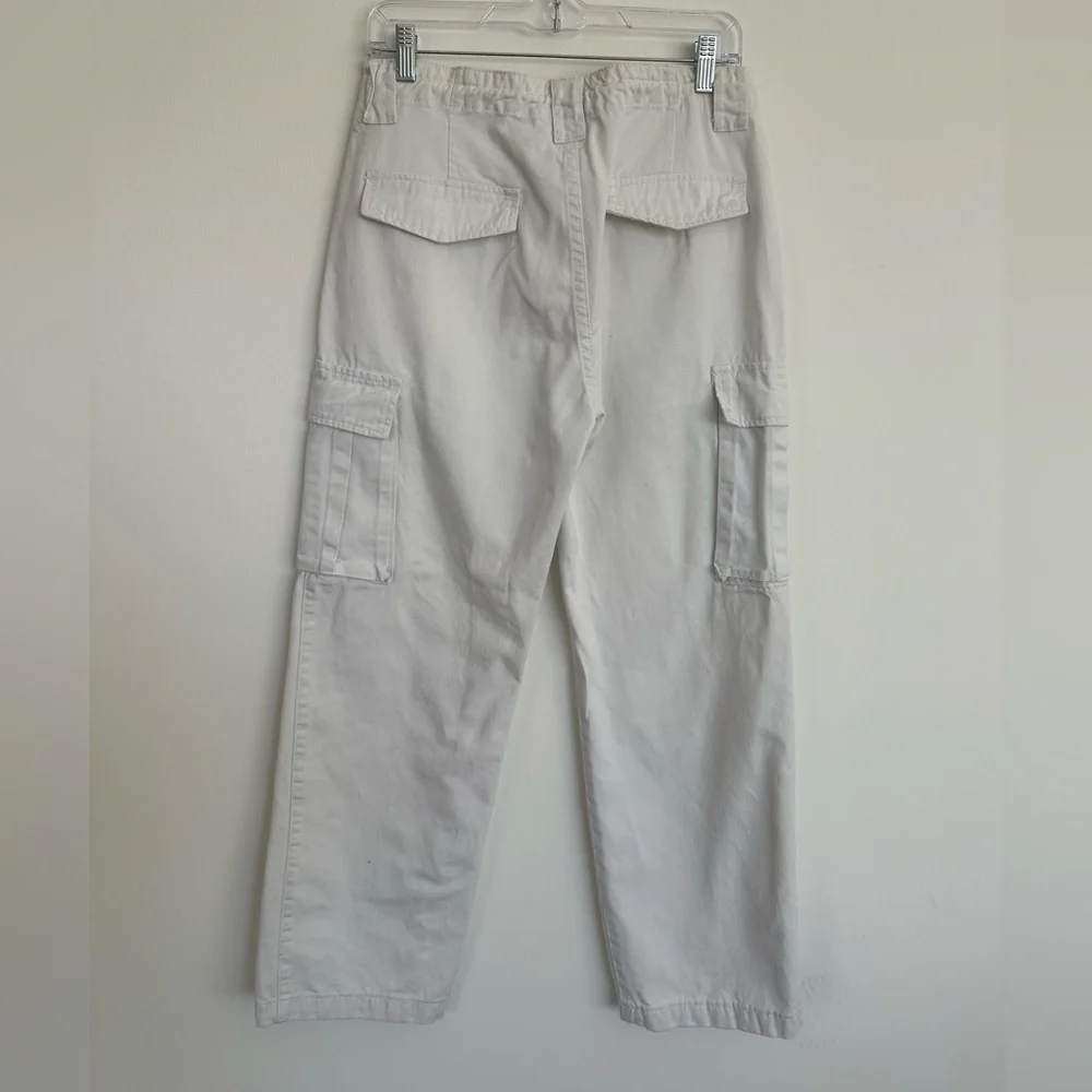superdown Bobbi Cargo Pant in White Size Medium